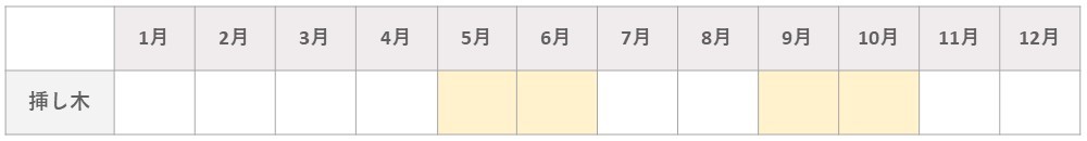 薔薇挿し木カレンダー