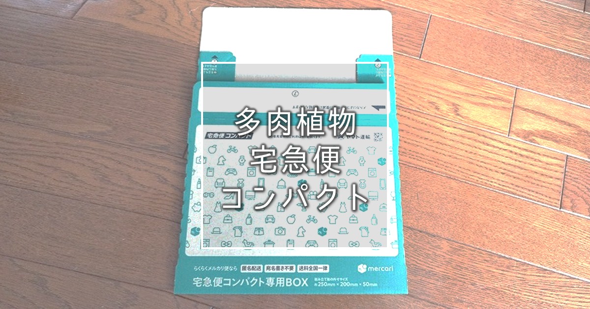 宅急便コンパクトで植物を梱包する方法